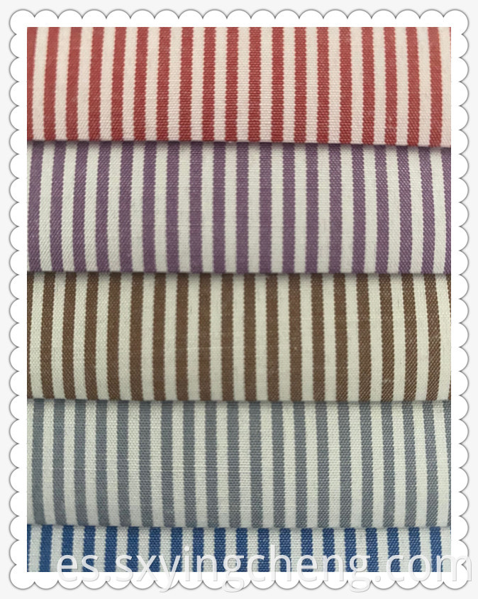 80% Polyester 20% Cotton Stripe Fabric